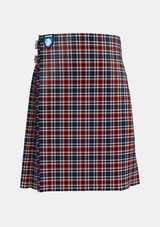 Traditional_Border_Bell_Tartan_kilt_front_image_with_pleated_design_and_adjustable_buckles_for_men