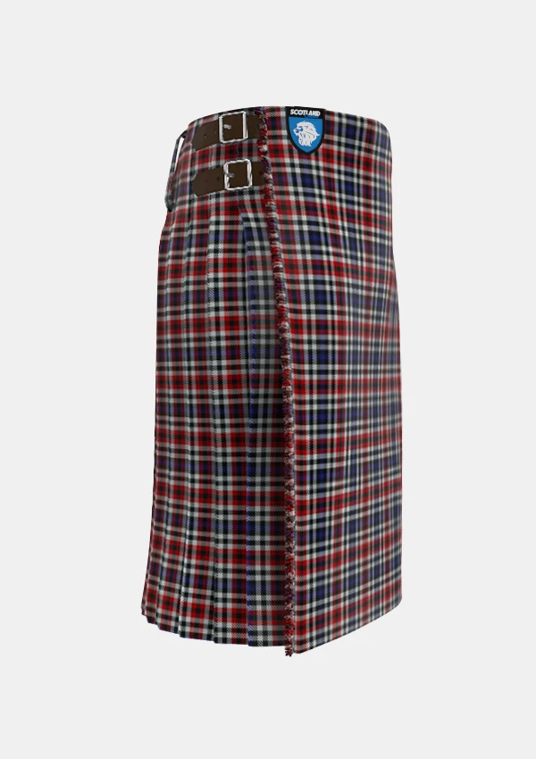 Traditional_Border_Bell_Tartan_kilt_right_image_with_pleated_design_and_adjustable_buckles_for_men