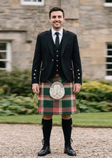 Traditional_Borthwick_Dress_tartan_820_Kilt_and_Argyle_Jacket_Kilt_Outfit_front_image