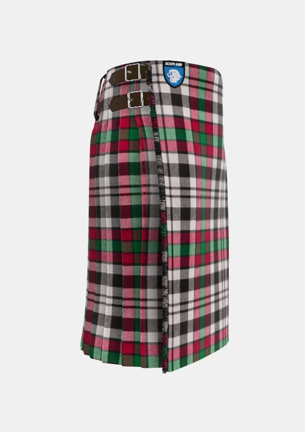 Traditional_Borthwick_Dress_tartan_right_image_with_pleated_design_and_adjustable_buckles_for_men