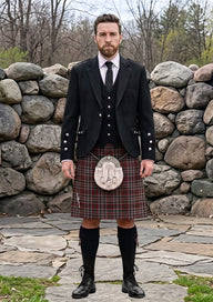 Traditional_Borthwick_Tartan_816_Kilt_and_Argyle_Jacket_Kilt_Outfit_front_image