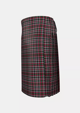 Traditional_Borthwick_Tartan_816_kilt_left_image_with_pleated_design_and_adjustable_buckles_for_men