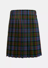 Traditional_Bowie_Black_Tartan_3716_kilt_back_image_with_pleated_design_and_adjustable_buckles_for_men