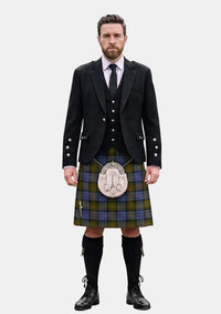 Traditional_Bowie_Lochcarron_Tartan_435_Kilt_and_Argyle_Jacket_Kilt_Outfits_front_image