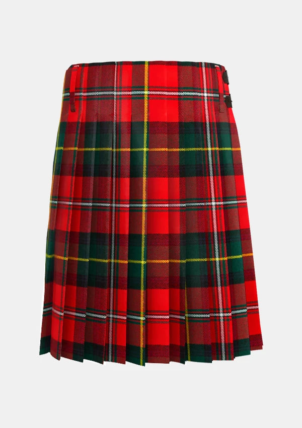 Traditional_Boyd_tartan_back_image_with_pleated_design_and_adjustable_buckles_for_men