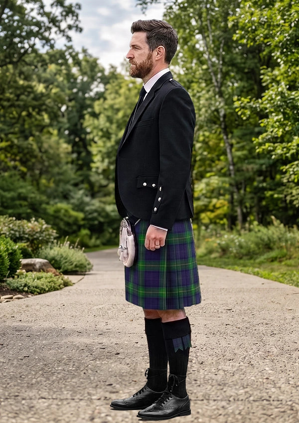 Traditional_Boyle_Tartan_6758_Kilt_and_Argyle_Jacket_Kilt_Outfit_left_image