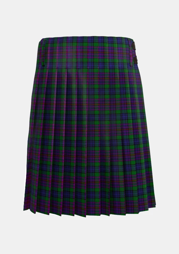 Traditional_Braid_Tartan_kilt_back_image_with_pleated_design_and_adjustable_buckles_for_men