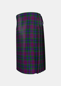 Traditional_Braid_Tartan_kilt_left_image_with_pleated_design_and_adjustable_buckles_for_men