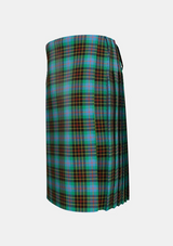 Traditional_Brodie_Ancient_Hunting_Tartan_kilt_left_image_with_pleated_design_and_adjustable_buckles_for_men