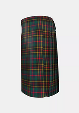 Traditional_Brodie_Hunting_Ancient_Tartan_kilt_left_image_with_pleated_design_and_adjustable_buckles_for_men