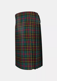 Traditional_Brodie_Hunting_Ancient_Tartan_kilt_left_image_with_pleated_design_and_adjustable_buckles_for_men