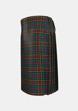 Traditional_Brodie_Hunting_Modern_Tartan_kilt_left_image_with_pleated_design_and_adjustable_buckles_for_men