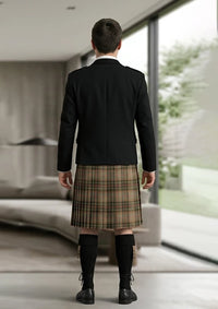 Traditional_Brodie_Hunting_Weathered_Tartan_Kilt_and_Argyle_Jacket_Kilt_Outfit_back_image