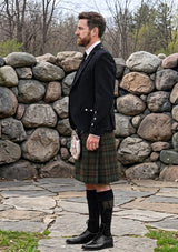 Traditional_Brown_Watch_Tartan_Kilt_and_Argyle_Jacket_Kilt_Outfit_left_image