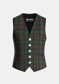 Traditional_Brown_Watch_Tartan_Waistcoat_front_image