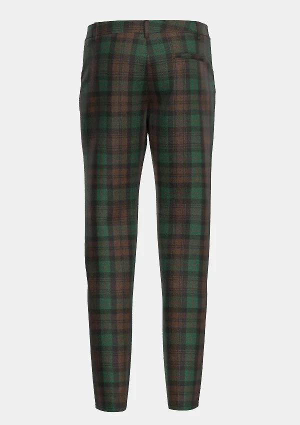 Premium Qualität Brown Watch Tartan Hose	
