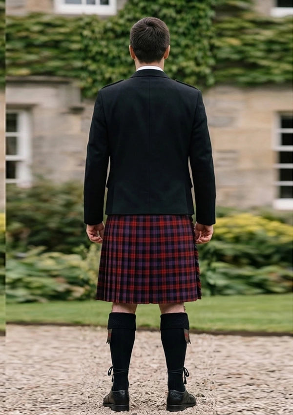 Traditional_Brown_tartan_432_Kilt_and_Argyle_Jacket_Kilt_Outfit_back_image