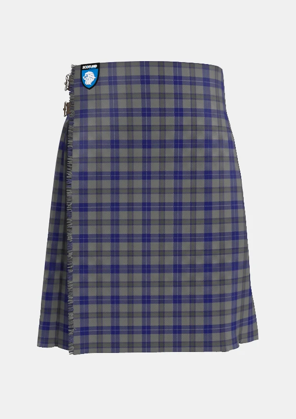 Traditional_Browne_Tartan_kilt_front_image_with_pleated_design_and_adjustable_buckles_for_men