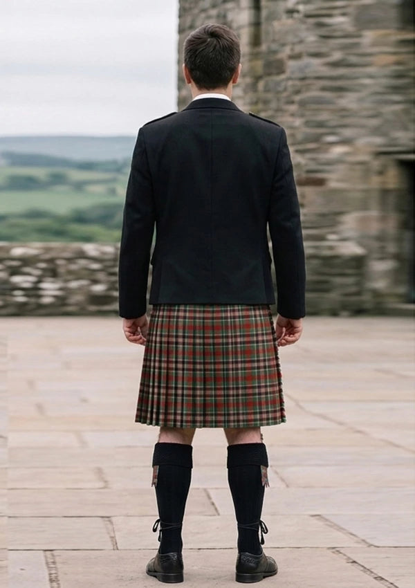 Traditional_Bruce_of_Kinnaird_Tartan_Kilt_and_Argyle_Jacket_Kilt_Outfit_back_image