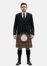 Traditional_Bruce_of_Kinnaird_Tartan_Kilt_and_Argyle_Jacket_Kilt_Outfits_front_image