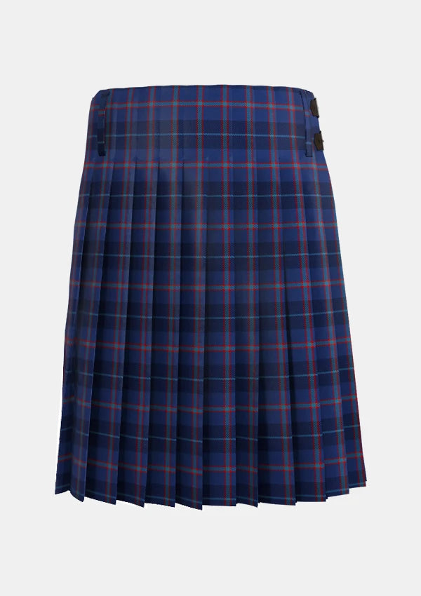 Traditional_Bryson_Tartan_kilt_2216_back_image_with_pleated_design_and_adjustable_buckles_for_men