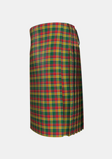 Traditional_Buchanan_1800_Tartan_4571_kilt_left_image_with_pleated_design_and_adjustable_buckles_for_men