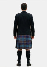 Traditional_Buchanan_Blue_Tartan_Kilt_and_Argyle_Jacket_Kilt_Outfits_back_image