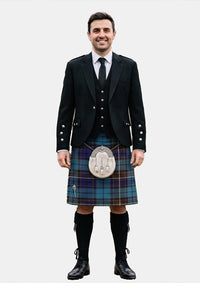 Traditional_Buchanan_Blue_Tartan_Kilt_and_Argyle_Jacket_Kilt_Outfits_front_image