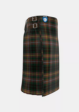 Traditional_Buchanan_Hunting_Modern_Tartan_kilt_right_image_with_pleated_design_and_adjustable_buckles_for_men