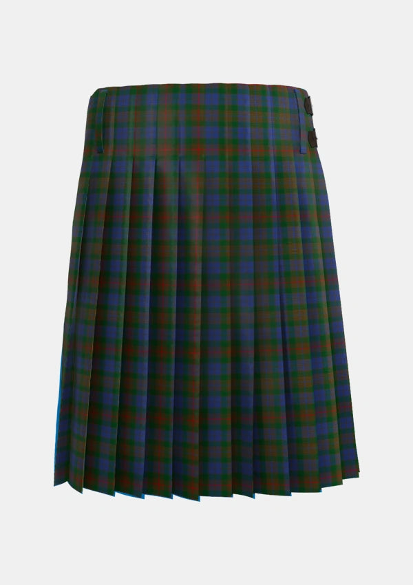 Traditional_Buchanan_Hunting_Official_Tartan_604_kilt_back_image_with_pleated_design_and_adjustable_buckles_for_men