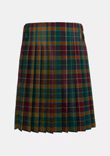 Traditional_Buchanan_Muted_Tartan_kilt_back_image_with_pleated_design_and_adjustable_buckles_for_men