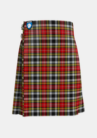 Traditional_Buchanan_Old_Dress_Unofficial_Tartan_1254_kilt_front_image_with_pleated_design_and_adjustable_buckles_for_men