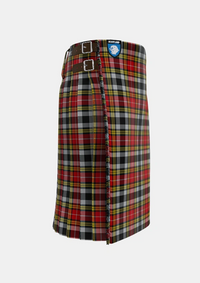 Traditional_Buchanan_Old_Dress_Unofficial_Tartan_1254_kilt_right_image_with_pleated_design_and_adjustable_buckles_for_men