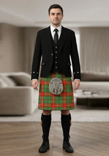 Traditional_Burnett_Ancient_Tartan_Kilt_and_Argyle_Jacket_Kilt_Outfit_front_image