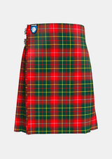 Traditional_Burnett_Modern_Tartan_kilt_front_image_with_pleated_design_and_adjustable_buckles_for_men