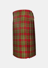 Traditional_Burnett_of_Powis_Modern_Personal_Tartan_3951_kilt_left_image_with_pleated_design_and_adjustable_buckles_for_men
