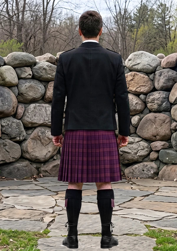Traditional_Bute_Heather_Autumn_Tartan_Kilt_and_Argyle_Jacket_Kilt_Outfit_back_image