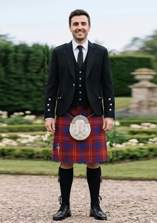 Traditional_Butler_tartan_4058_Kilt_and_Argyle_Jacket_Kilt_Outfit_front_image