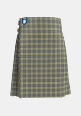 Traditional_Cairngorm_Tartan_kilt_1314_front_image_with_pleated_design_and_adjustable_buckles_for_men