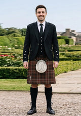 Traditional_Caithness_Tartan_2466_Kilt_and_Argyle_Jacket_Kilt_Outfit_front_image