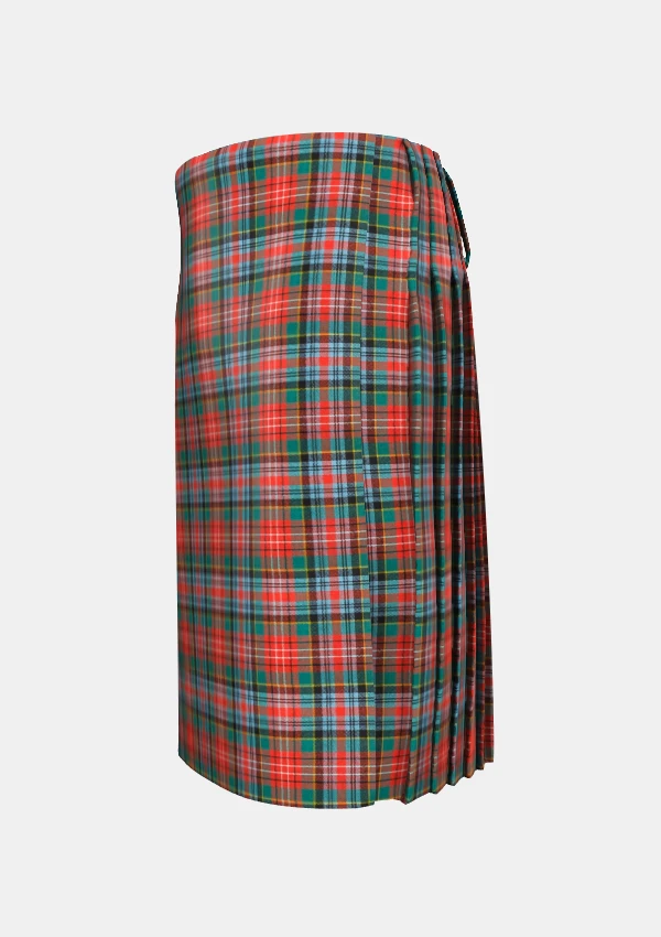 Traditional_Caledonia_Tartan_kilt_1356_left_image_with_pleated_design_and_adjustable_buckles_for_men