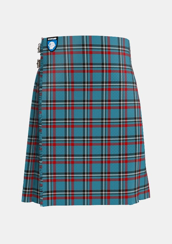 Traditional_Caledonian_Maasai_Tartan_kilt_front_image_with_pleated_design_and_adjustable_buckles_for_men