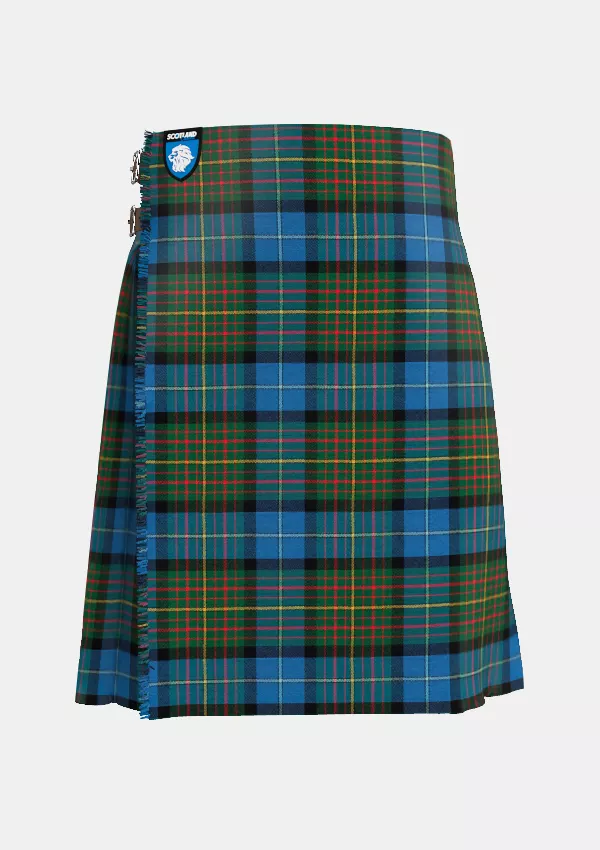 Traditional_California_Tartan_kilt_front_image_with_pleated_design_and_adjustable_buckles_for_men