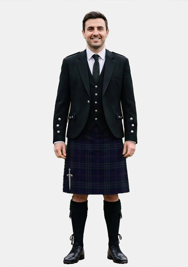 Traditional_Callaghan_Tartan_7299_Kilt_and_Argyle_Jacket_Kilt_Outfits_front_image