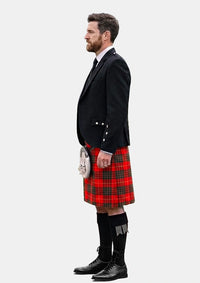 Traditional_Cameron_Clan_Modern_Tartan_Kilt_and_Argyle_Jacket_Kilt_Outfits_left_image
