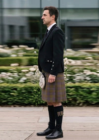Traditional_Cameron_Of_Lochiel_Hunting_Tartan_Kilt_and_Argyle_Jacket_Kilt_Outfit_left_image