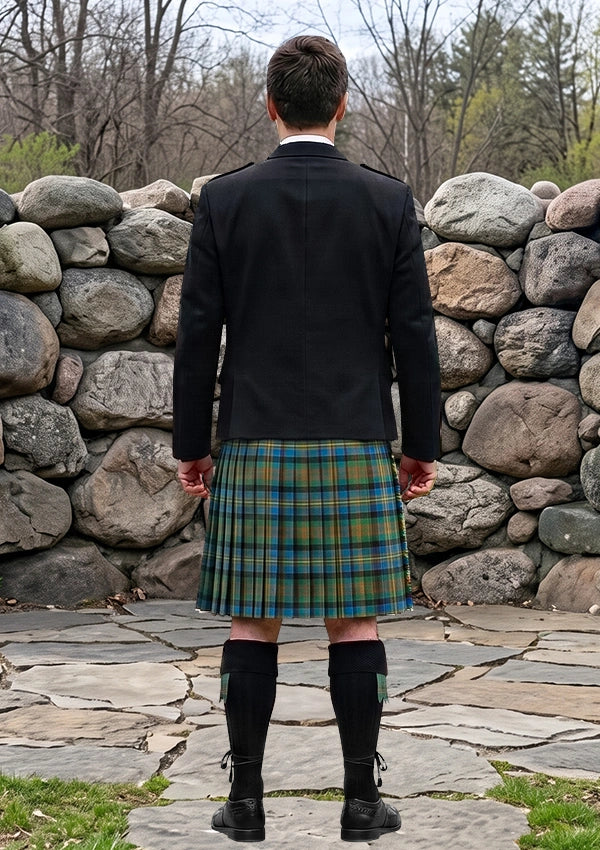 Traditional_Cameron_of_Erracht_Ancient_Tartan_Kilt_and_Argyle_Jacket_Kilt_Outfit_back_image