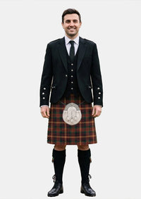 Traditional_Cameron_of_Erracht_tartan_3798_Kilt_and_Argyle_Jacket_Kilt_Outfits_front_image