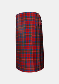 Traditional_Cameron_of_Locheil_1930_Tartan_1138_kilt_left_image_with_pleated_design_and_adjustable_buckles_for_men