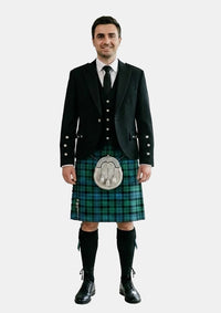 Traditional_Campbell_Ancient_Tartan_Kilt_and_Argyle_Jacket_Kilt_Outfits_front_image